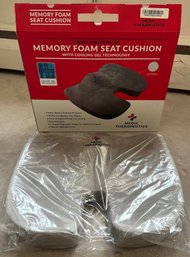 Medic Therapeutics Memory Foam Seat Cushion With Cooling Gel - New