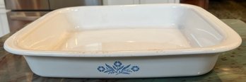 CorningWare 'Blue Cornflower' A-76 Rectangular Roasting Dish