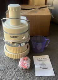 Jack LaLanne’s Power Juicer Model JLS-SS With Manual And Accessories