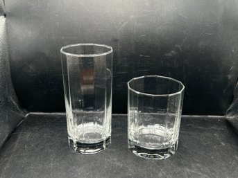 Luminarc Octime Clear Glass Tumbler And Rocks Glasses -