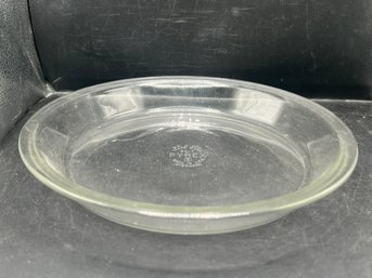 Pyrex 10 Inch Clear Glass Pie Plate