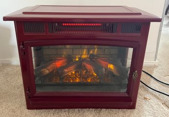 Duraflame Infrared Quartz Cinnamon Red Electric Fireplace Stove, Model DFI-5010-03