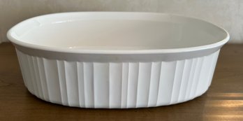 CorningWare French White Oval Casserole Dish