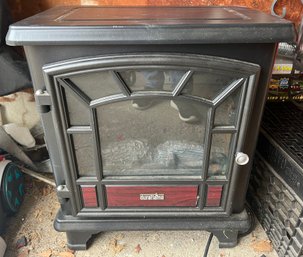 Duraflame Black Finish Electric Infrared Stove Heater DFS-550-7