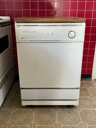 Maytag JetClean Portable Dishwasher With Wood Butcher Block Top