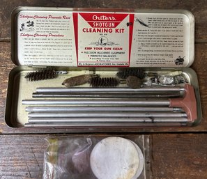 Outers Gunslick Shotgun Cleaning Kit No. 478 In Red Metal Box