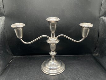 S. Kirk & Son Weighted Sterling Silver 3-Light Candelabra 500-3 - 22.02 OZT