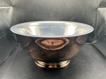 Oneida Paul Revere Reproduction Silver Plate Footed Bowl USA Barware
