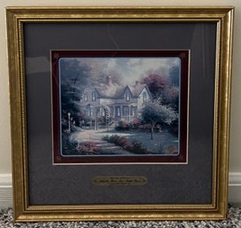 Thomas Kinkade 'Simpler Times Are Better Times' 1997 Collectors Society Framed Print