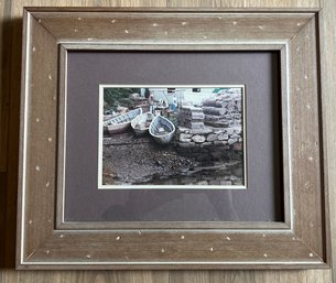 Coastal Maine Photography - Framed Dory Boats & Lobster Traps