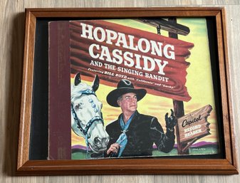 Hopalong Cassidy And The Singing Bandit Capitol Record Reader Artwork Framed