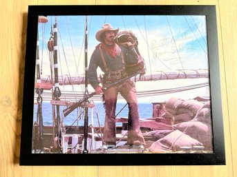 Tom Selleck Quigley Down Under Autographed Color Photo Framed