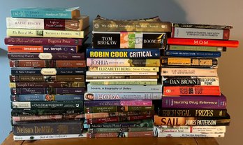 Collection Of Contemporary Fiction And Non-Fiction Paperback Books - 50 PCS