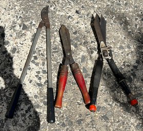 Loppers And Hedge Shears Gardening Tools, 3 Pieces
