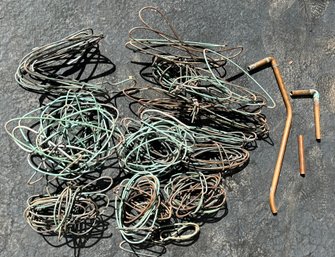 Weathered Copper Wire And Pipes
