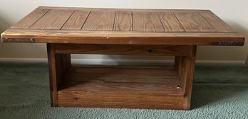 Handcrafted Rustic Reclaimed Wood Coffee Table