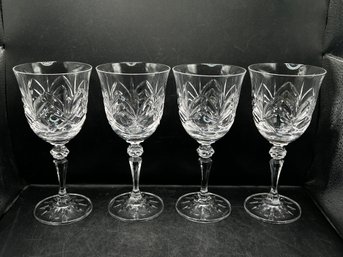 Galway Irish Crystal 'Longford' Wine Glasses - 4pcs