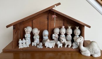 Precious Moments Come Let Us Adore Him Series Nativity Set