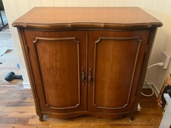 Mid Century Modern Record Album Storage Cabinet Media Console