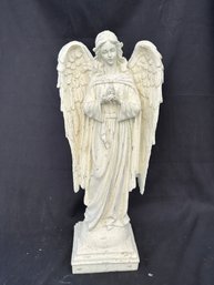 Polyresin Standing Angel Garden Statue