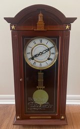 Limited Edition United States Constitution Commemorative Pendulum Wall Clock - No. A13783
