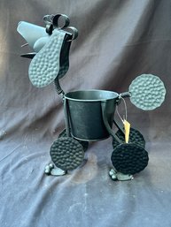 Georgetown Home And Garden Whimsical Metal Poodle Planter