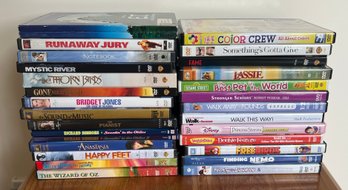DVD Assorted Lot: Disney, Hollywood Classics, Fitness & Kids Favorites - 28 PCS