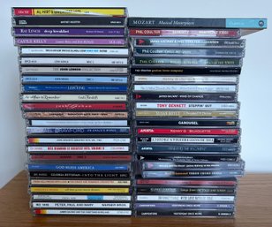 Assorted Collection Of Adult Contemporary, Classical, Movie Soundtracks, & Easy Listening Cd's - 47pcs
