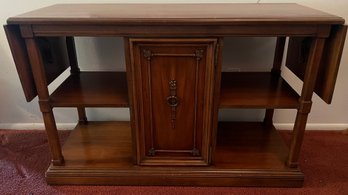 Traditional Style Buffet With Drop Leaf Ends