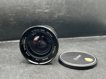 Vintage Vivitar 28mm F/2.5 Auto Wide-Angle Lens With Cap - Serial Number 22451928