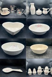 Pfaltzgraff 'Tea Rose' Stoneware Serveware Set - 28 PCS