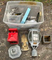 Potluck Assorted Vintage Outdoor Light Fixtures