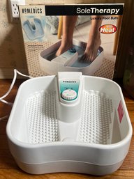 HoMedics SoleTherapy Luxury Foot Bath With Heat & Massage - Model ST-1