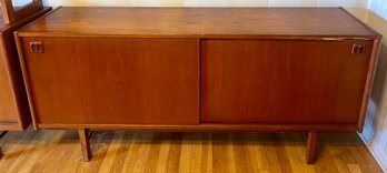 Mid-Century Modern Wooden Credenza