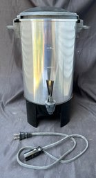 Regal Ware Stainless Aluminum 30 Cup Party Percolator Coffee Maker