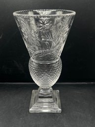 Vintage Cut Crystal Vase