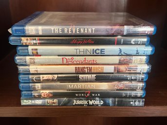 Assorted Blu-ray & DVD Movies - Action, Sci-Fi, And Drama Collection - 9 PCS