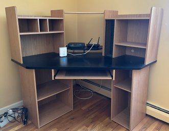 Laminated Pressboard Corner Computer Desk