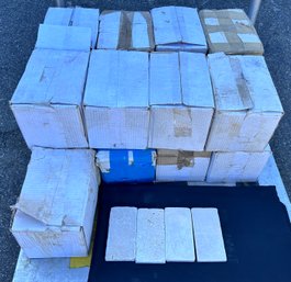 Beige Tumbled Brick Effect Wall & Floor Tiles 17 Boxes