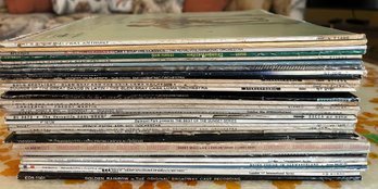 Assorted Vinyl Records: Hooked On Classics II, Come On Let's Dance, Nat King Cole And More, 30 Pieces