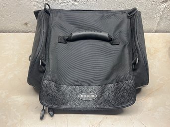Iron Rider Motorcycle Luggage Tail Bag - Black Textile & Faux Leather