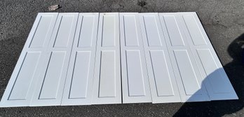White Cabinet Doors, 8 Piece Lot