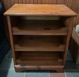 Wooden Media Stand / Entertainment Shelf Unit