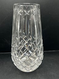 Crystal Cut Heavy Bud Vase