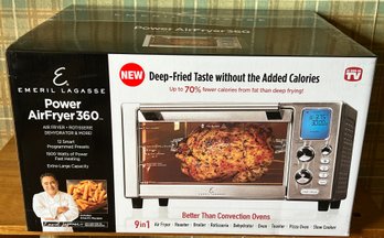 Emeril Lagasse Power AirFryer 360 - 9-in-1 Multi-Cooker & Rotisserie - FACTORY SEALED