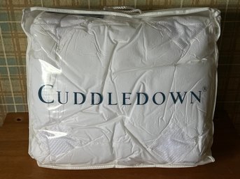 Cuddledown Temperature Regulating Twin Comforter White Down Alternative