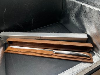 Latama Italy 'The Presidential Group' Carving Knife In Fitted Wooden Case