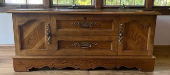 Lane Traditional Oak Cedar Lined Hope Chest