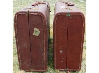 Pair Of Vintage Suitcases