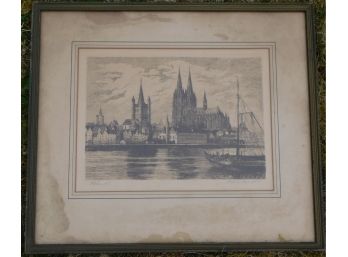 Cologne Cathedral Framed Artwork Print